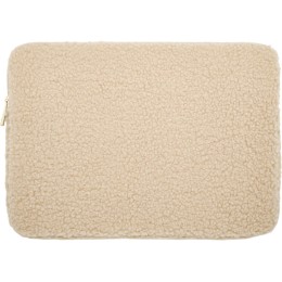 Шерпа чехол для 13-дюймового ноутбука объемом 2 л из шерпы, переработанной по стандарту GRS, бежевый