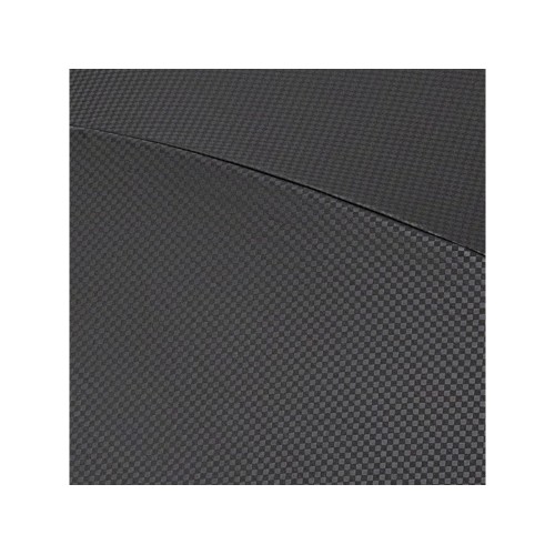 Зонт-трость 7915 Carbon» с куполом из переработанного пластика, полуавтомат, черный