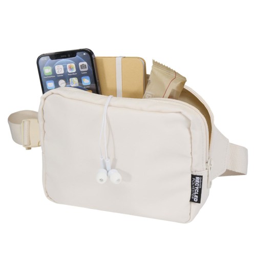 Трип Эви дорожная сумка через плечо из переработанного материала GRS объемом 1 л, кремовый