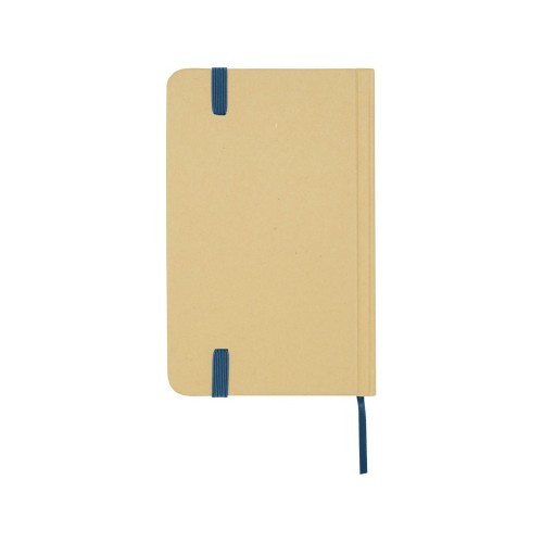 Reed блокнот формата А6 из переработанного материала в твердой обложке с простыми страницами - Синий