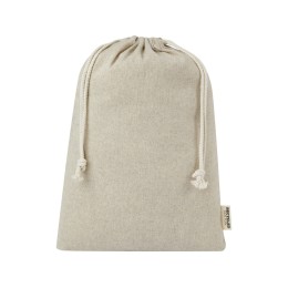 Большая подарочная сумка Pheebs объемом 4 л из хлопка плотностью 150 г/м2, натуральный