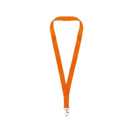 Ланъярд из RPET с карабином, оранжевый