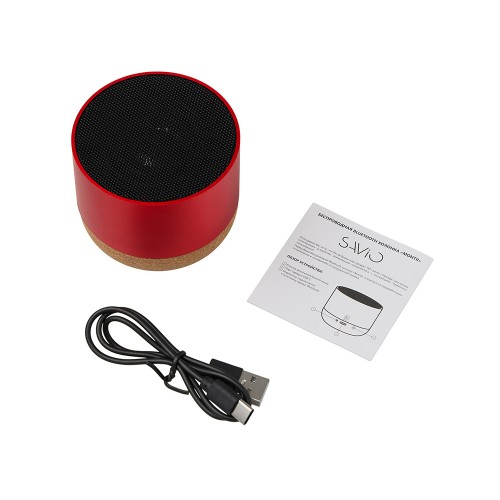 Беспроводная колонка «Montii», 3 Вт, красный