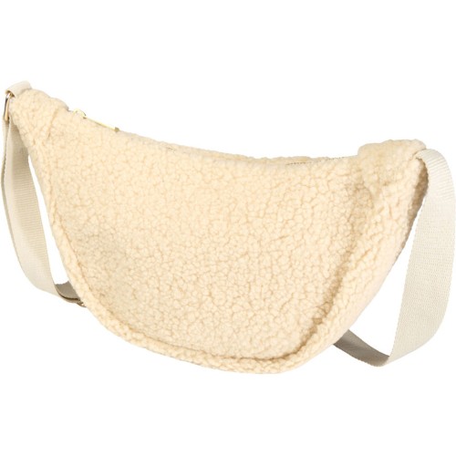 Шерпа поясная сумка из переработанной шерпы GRS объемом 3 л, бежевый