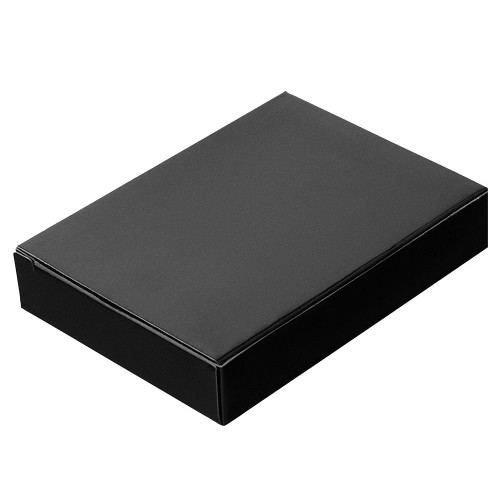 Картхолдер для двух карт и наличных денег с зажимом "Crave", черный