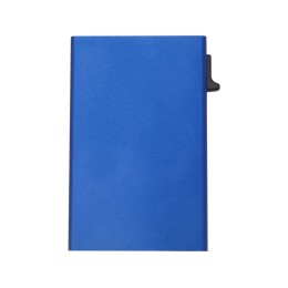 Картхолдер "Florence" с RFID- защитой из алюминия, синий