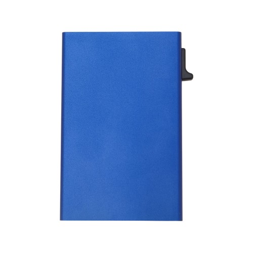 Картхолдер "Florence" с RFID- защитой из алюминия, синий