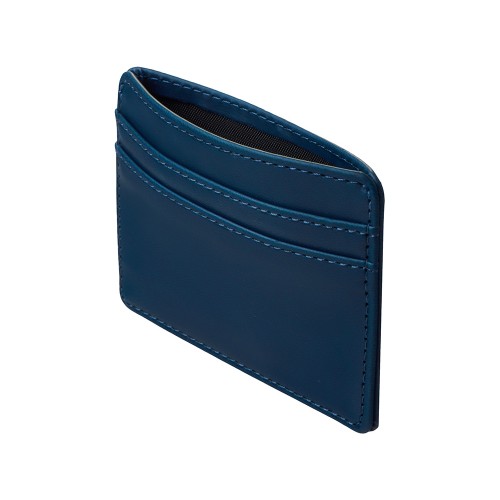 Картхолдер для двух карт и наличных денег с зажимом "Crave", темно-синий