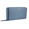 Кошелёк женский BUGATTI СИНА | SINA, голубой, воловья кожа/полиэстер, 19х3х11 см