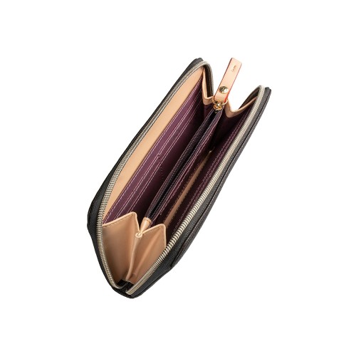 Кошелёк женский BUGATTI ЭЛЛА | ELLA, тёмно-коричневый, полиуретан, 19х2х10 см