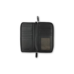 Кошелёк женский BUGATTI ЭЛЬЗА | ELSA, с защитой данных RFID, чёрный, воловья кожа/полиэстер, 19х3х10,5 см