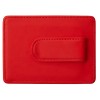 Картхолдер для двух карт и наличных денег с зажимом "Crave", красный