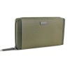 Кошелёк женский BUGATTI СИНА | SINA, зеленый, воловья кожа/полиэстер, 19х3х11 см