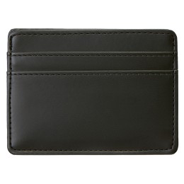 Картхолдер для двух карт и наличных денег с зажимом "Crave", черный