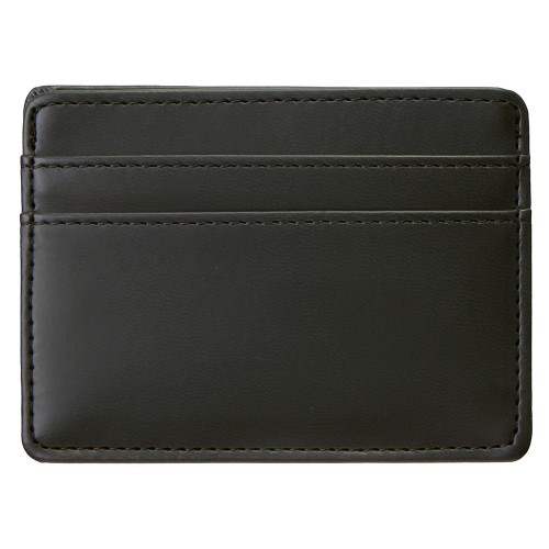 Картхолдер для двух карт и наличных денег с зажимом "Crave", черный