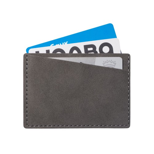 Футляр на 3 пластиковые карты "Alicante", темно-серый