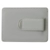 Картхолдер для двух карт и наличных денег с зажимом "Crave", светло-серый