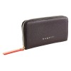 Кошелёк женский BUGATTI ЭЛЛА | ELLA, тёмно-коричневый, полиуретан, 19х2х10 см