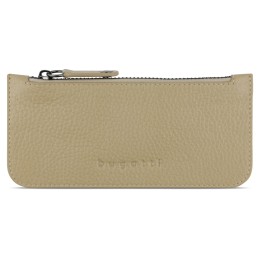 Кошелёк женский BUGATTI ЭЛЬЗА | ELSA с ключницей, с защитой данных RFID, песочного цвета, воловья кожа/полиэстер, 18,7х3х10,7 см