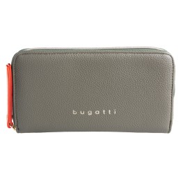 Кошелек женский BUGATTI ЭЛЛА | ELLA, оливковый, полиуретан, 19х2х10 см