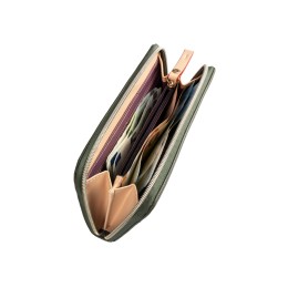 Кошелек женский BUGATTI ЭЛЛА | ELLA, оливковый, полиуретан, 19х2х10 см