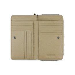 Кошелёк женский BUGATTI ЭЛЬЗА | ELSA, с защитой данных RFID, песочного цвета, воловья кожа/полиэстер, 15,5х3х9,5 см