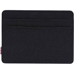 Herschel Charlie держатель для карт с RFID-защитой из переработанного материала - сплошной черный