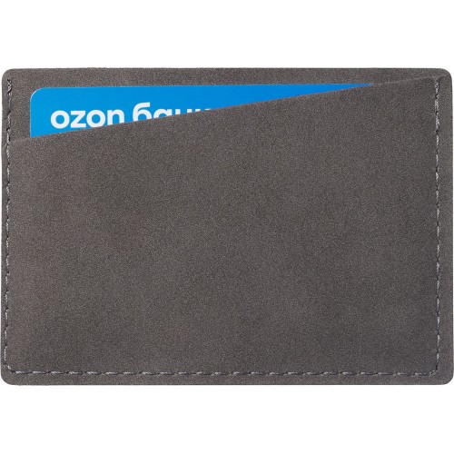 Футляр на 3 пластиковые карты "Alicante", темно-серый