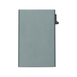 Картхолдер "Florence" с RFID- защитой из алюминия, цвет оружейной стали