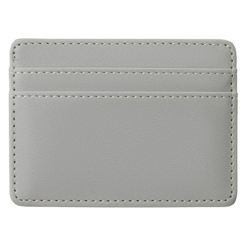 Картхолдер для двух карт и наличных денег с зажимом "Crave", светло-серый