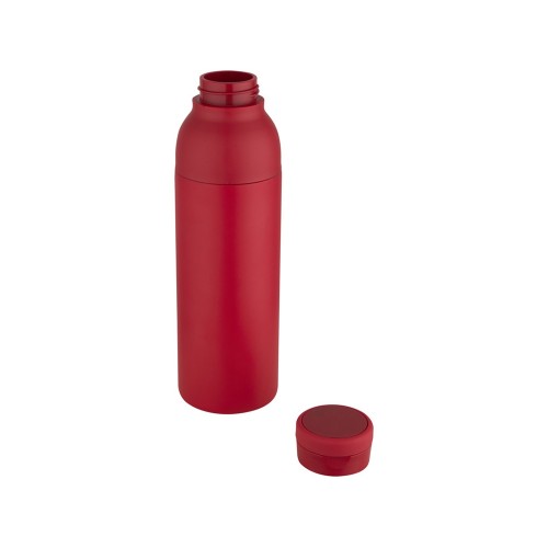 Illuminate бутылка-термос для воды с двойными стенками объемом 650 мл из переработанной нержавеющей стали, сертифицированной по стандарту RCS - Красный