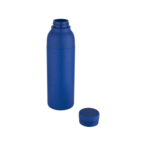 Illuminate бутылка-термос для воды с двойными стенками объемом 650 мл из переработанной нержавеющей стали, сертифицированной по стандарту RCS - Ярко-синий