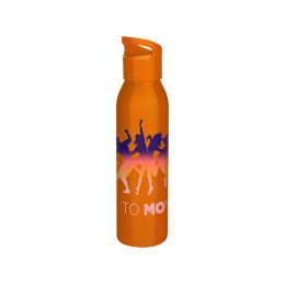 Одностенная бутылка для воды Sky, изготовленная из нержавеющей стали, 650 мл, оранжевый