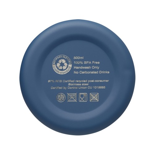 Spring медная бутылка с вакуумной изоляцией, сертифицированная согласно RCS, 500 мл - Синий