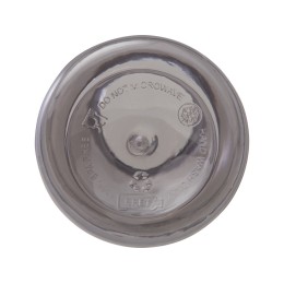 Бутылка для воды с карабином Oregon из переработанной пластмассы, 400 мл - Черный