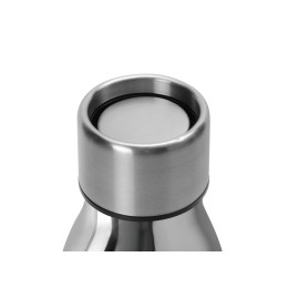 Вакуумная герметичная термобутылка «Fuse» с 360 крышкой, тубус, серебристый, 500 мл