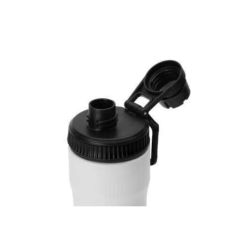 Бутылка для воды «Supply» Waterline, нерж сталь, 850 мл, белый/черный