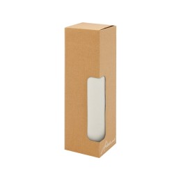 Lumi керамическая кружка объемом 300 мл с бамбуковой крышкой, белый