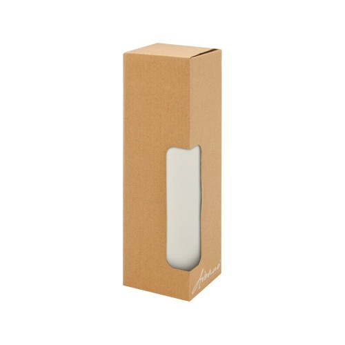 Lumi керамическая кружка объемом 300 мл с бамбуковой крышкой, белый