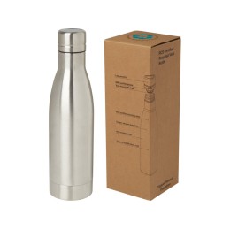Бутылка с вакуумной изоляцией Vasa объемом 500 мл, серебристый