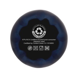 Бутылка Cove из переработанной нержавеющей стали, с вакуумной изоляцией, 500мл - Темно - синий