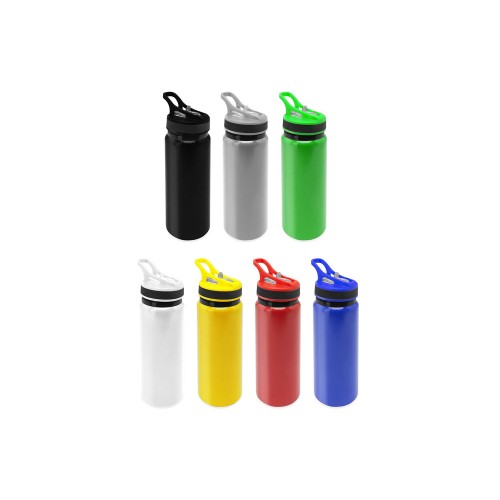 Бутылка алюминиевая с цельнолитым корпусом, 680 мл, белый