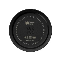 Бутылка для воды «Supply» Waterline, нерж сталь, 850 мл, черный