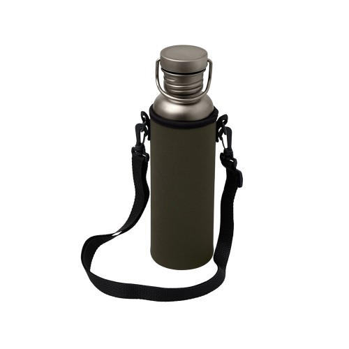 Бутылка для воды из титана "Titan", 750ml, темно-серый