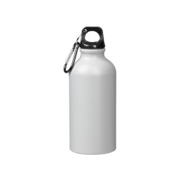 Матовая спортивная бутылка "Hip S" с карабином и объемом 400 мл, серый