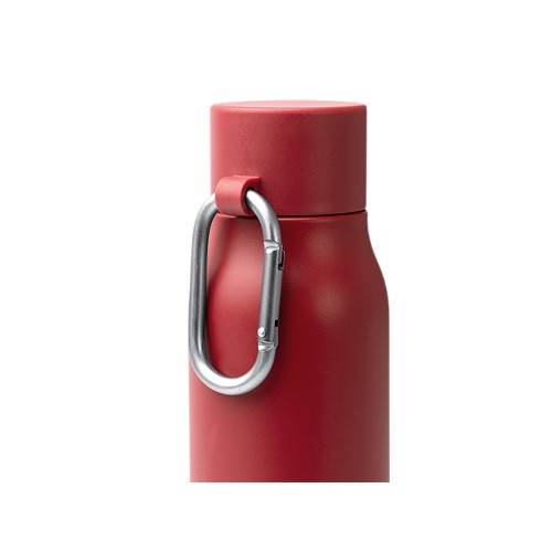 Термобутылка CUBEL/КЬЮБЕЛ с двойными стенками, темно-красный