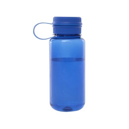 Спортивная бутылка Ryder из переработанного ПЭТ-пластика объемом 900 мл с многофункциональной крышкой, сертифицированная RCS - Ярко-синий