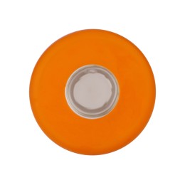 Бутылка для воды стеклянная "Refine", в чехле, 550 мл, оранжевый