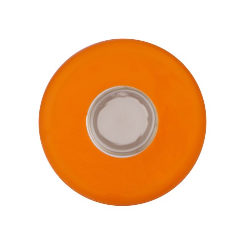 Бутылка для воды стеклянная "Refine", в чехле, 550 мл, оранжевый