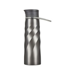 Бутылка для воды «Athletica», 1000 мл, нержавеющая сталь, серый